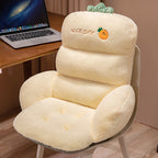 Plush Backrest Seat Cushion