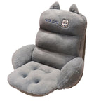 Plush Backrest Seat Cushion