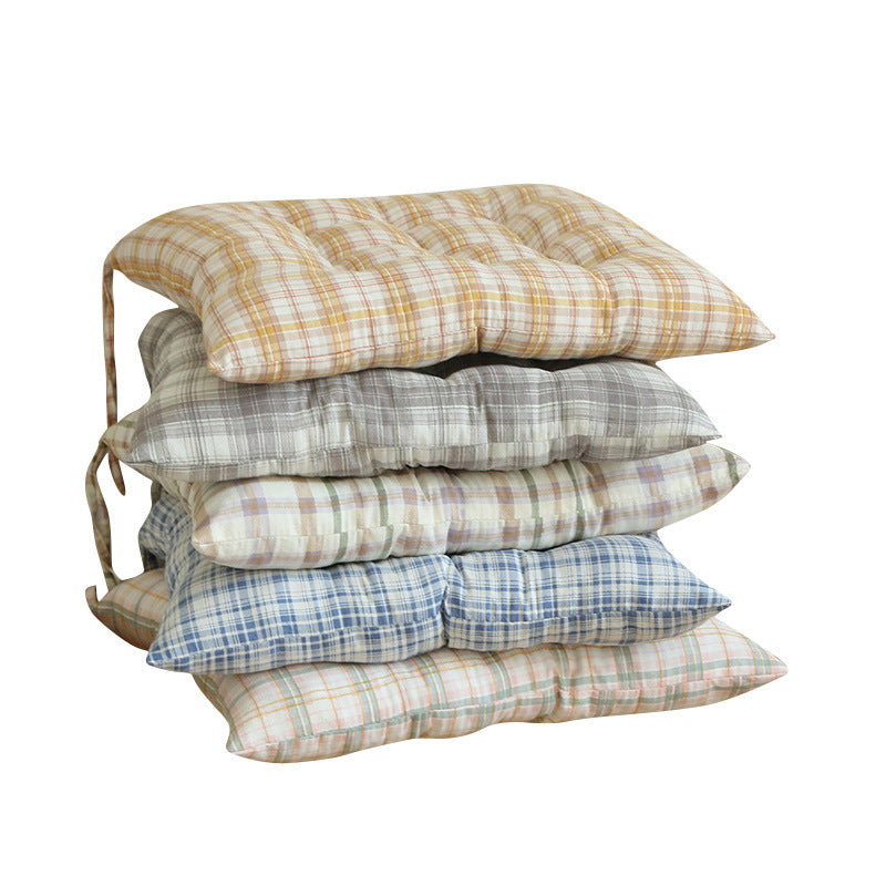 Plaid Seat Cushion