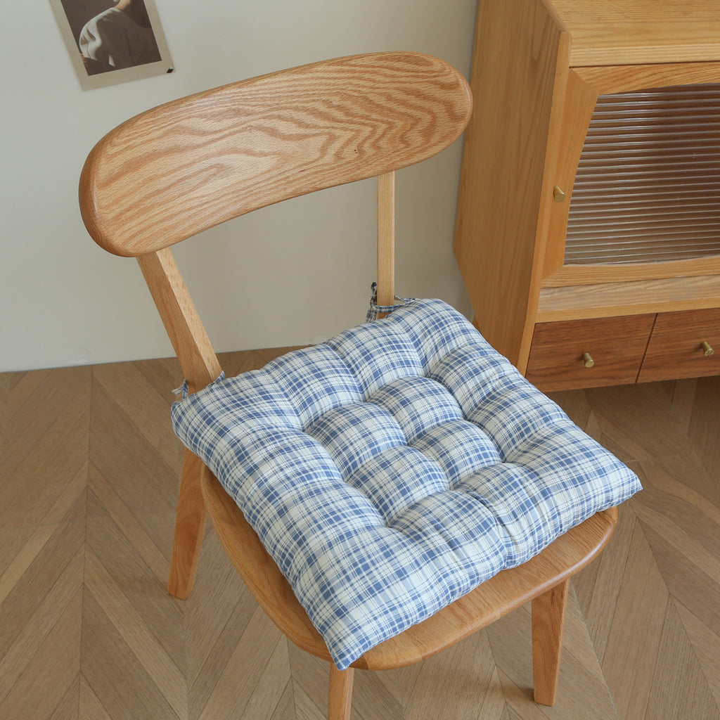 Plaid Seat Cushion