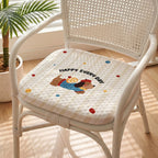 Monster Print Round Seat Cushion