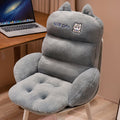 Plush Backrest Seat Cushion